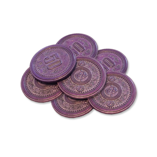 Scythe: Set of seven $50 Togawa metal coins