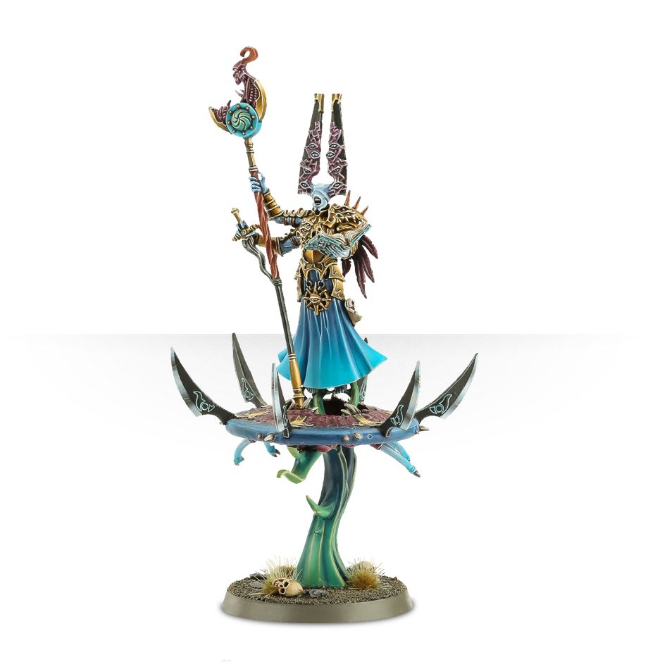 Warhammer AoS: Disciples of Tzeentch: Gaunt Summoner on Disc of Tzeentch