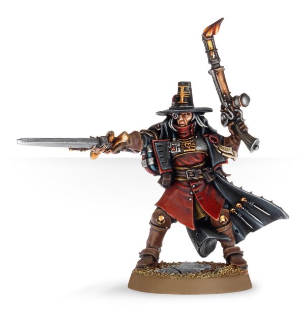 Warhammer 40k: Inquisitor with Inferno Pistol & Power Sword