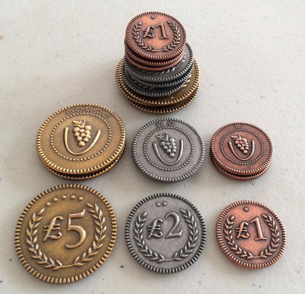 Viticulture: Metal Coins