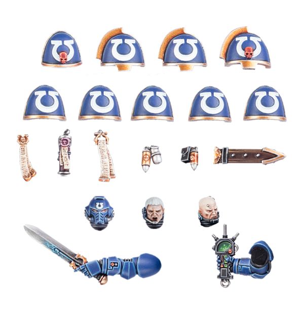 Warhammer 40k: Space Marines: Ultramarines Primaris Upgrades