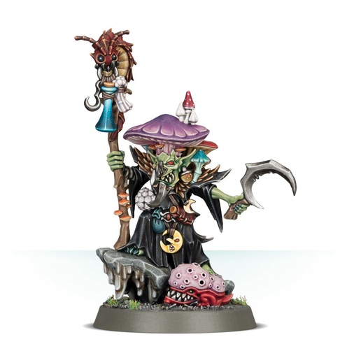 [GAW-99120209045] Warhammer AoS: Gloomspite Gitz: Fungoid Cave-Shaman Snazzgar Stinkmullett