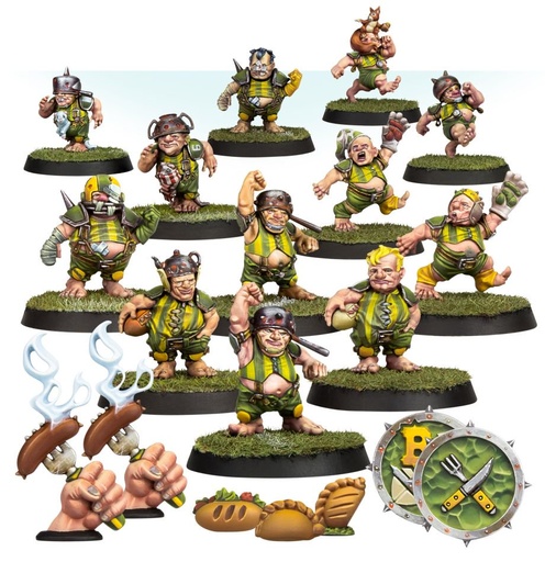 [GAW-99120999012] Blood Bowl: Halfling Team: The Greenfield Grasshuggers