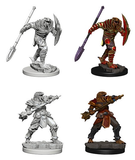 [WZK-73340] D&D Nolzur's Marvelous Miniatures: Dragonborn Fighter with Spear