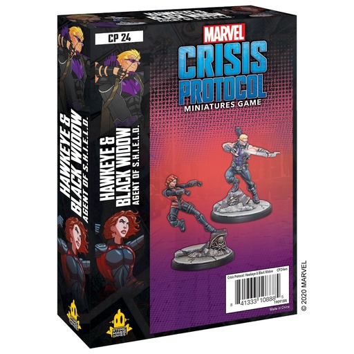 [AMG-CP24EN] Marvel Crisis Protocol: Hawkeye & Black Widow Agent of S.H.I.E.L.D.