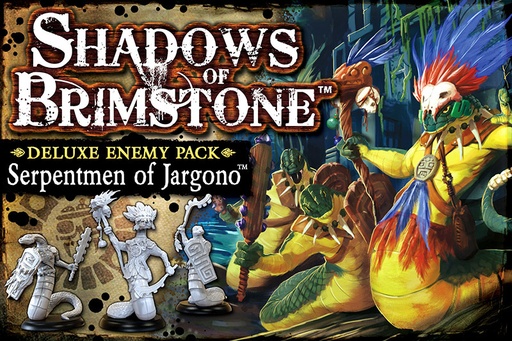 [FFP-07DE03] Shadows of Brimstone: Serpentmen of Jargono Deluxe Enemy Pack