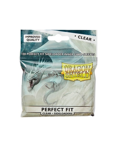 [ATM-13101] Dragon Shield: Perfect Fit Sideloader Inner Card Sleeves: Clear