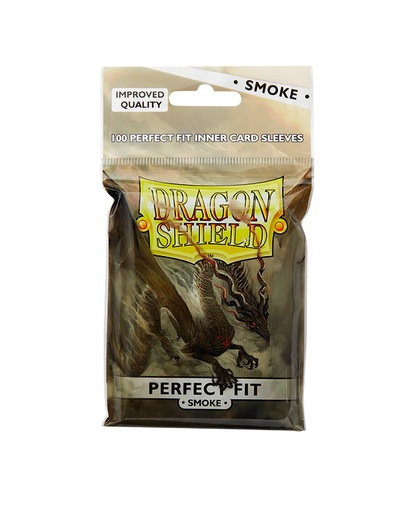 [ATM-13023] Dragon Shield: Perfect Fit Toploader Inner Card Sleeves: Smoke