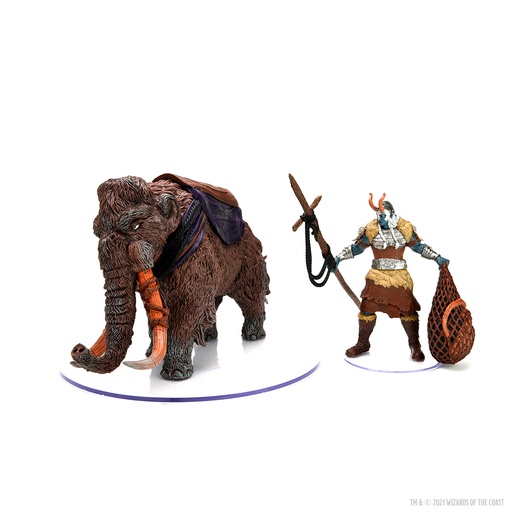 [WZK-96077] D&D Icons of the Realms: Snowbound: Frost Giant on Mammoth