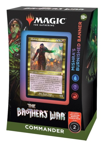 [WOC-D03090000-02] Magic The Gathering: The Brothers' War: Mishra's Burnished Banner Commander Deck