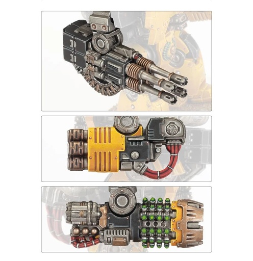 [GAW-99123001034] Horus Heresy: Legiones Astartes: Leviathan Siege Dreadnought Ranged Weapons Frame