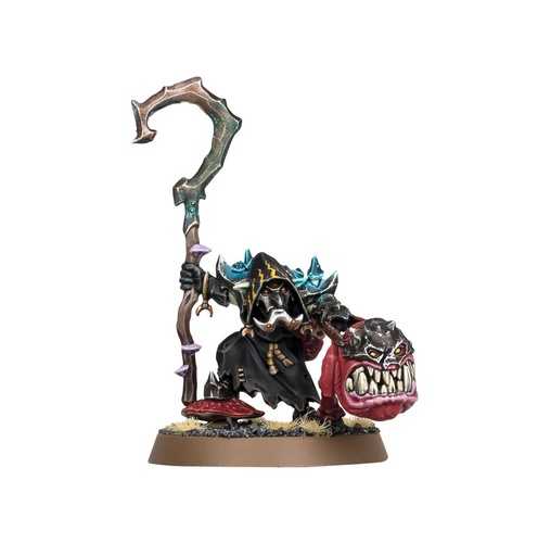 [GAW-99070209009] Warhammer AoS: Gloomspite Gitz: Squigboss with Gnasha-Squig