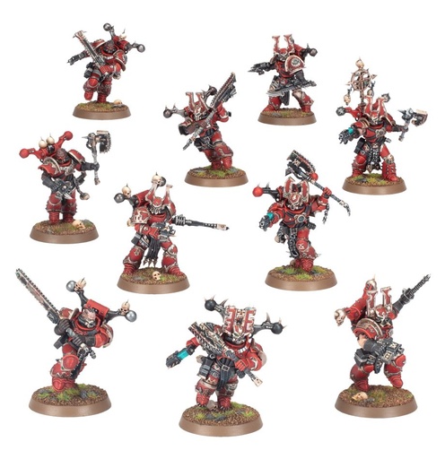 [GAW-99120102153] Warhammer 40k: World Eaters: Khorne Berzerkers