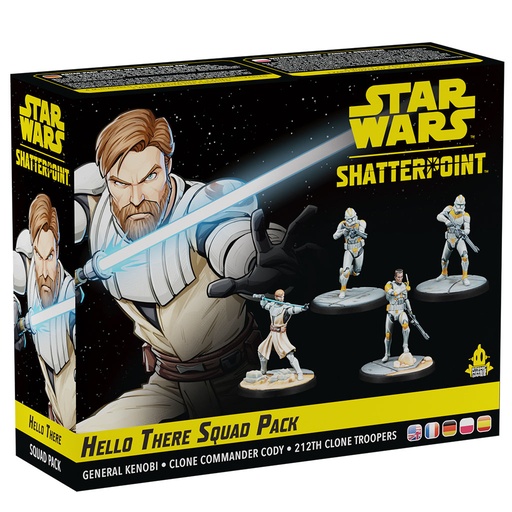 [AMG-SWP06] Star Wars: Shatterpoint: Hello There: Obi-Wan Kenobi Squad Pack