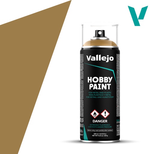 [VAL-28015] Vallejo Hobby Paint Spray: Desert Yellow