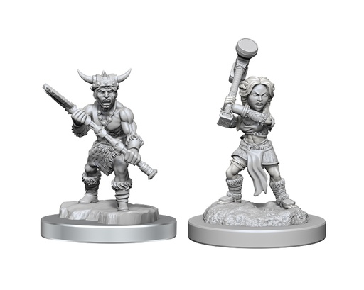 [WZK-90412] D&D Nolzur's Marvelous Miniatures: Halfling Barbarians