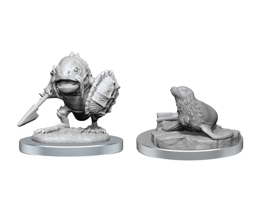 [WZK-90418] D&D Nolzur's Marvelous Miniatures: Locathah & Seal