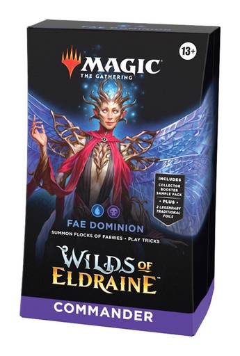 [WOC-D24700000-02] Magic The Gathering: Wilds of Eldraine: Fae Dominion Commander Deck