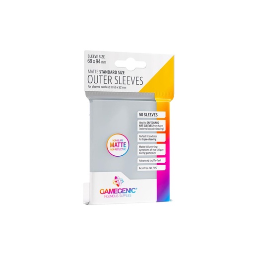 [GGS-10129ML] Outer Sleeves Matte Standard Size