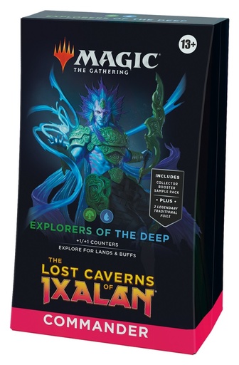 [WOC-D23930000-04] Magic The Gathering: The Lost Caverns of Ixalan: Explorers of the Deep Commander Deck