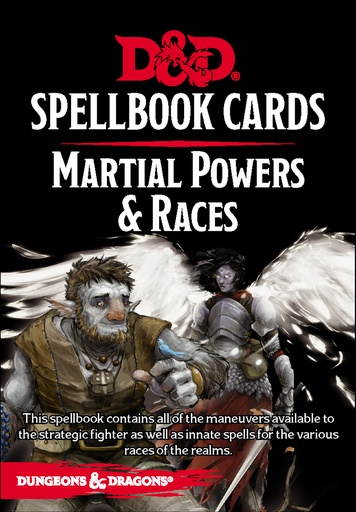 [GF9-73921] Dungeons & Dragons: Spellbook Cards: Martial Powers & Races