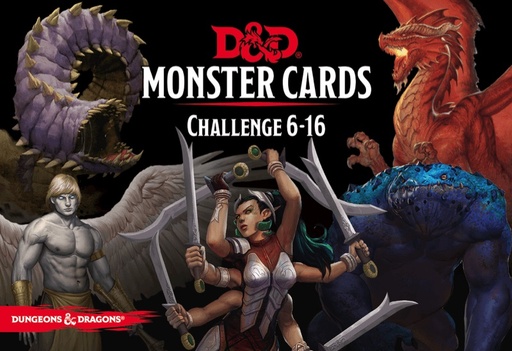 [GF9-73924] Dungeons & Dragons: Monster Cards: Challenge 6-16