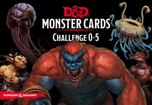 [GF9-73923] Dungeons & Dragons: Monster Cards: Challenge 0-5