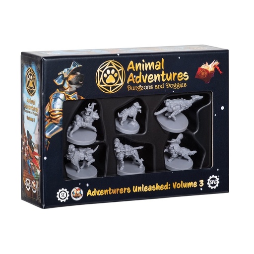 [SFL-AADD-003] Animal Adventures: Dungeons and Doggies: Adventurers Unleashed: Volume 3