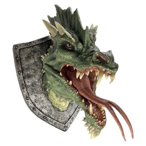 [WZK-68511] D&D Replicas of the Realms: Green Dragon Trophy Plaque