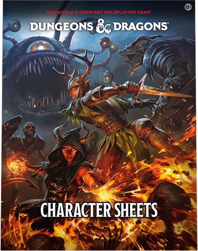 [WOC-D38980000] Dungeons & Dragons: Character Sheets (2024)