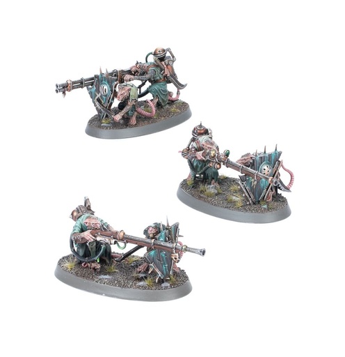 [GAW-99120206051] Warhammer AoS: Skaven: Warplock Jezzails (2024)