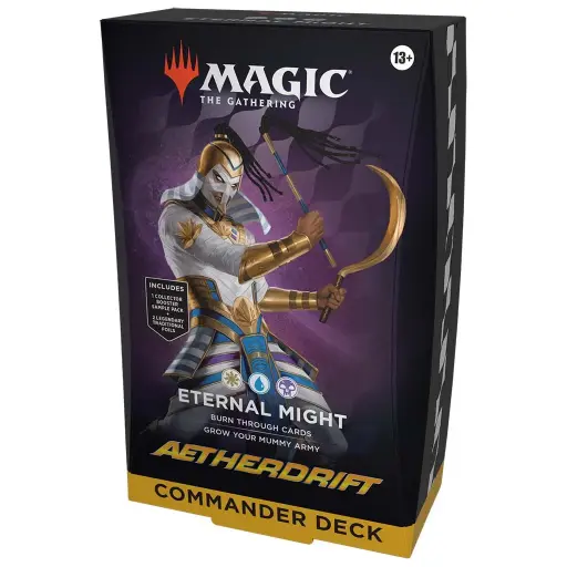 [WOC-D41330000-02] Magic The Gathering: Aetherdrift: Eternal Might Commander Deck