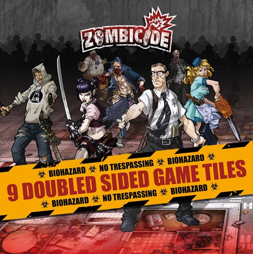 [CMN-GUG0005] Zombicide: 9 Double Sided Game Tiles