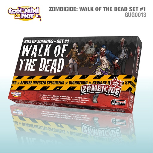 [CMN-GUG0013] Zombicide: Walk of the Dead - Box of Zombies Set #1