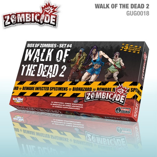 [CMN-GUG0018] Zombicide: Walk of the Dead 2 - Box of Zombies Set #4