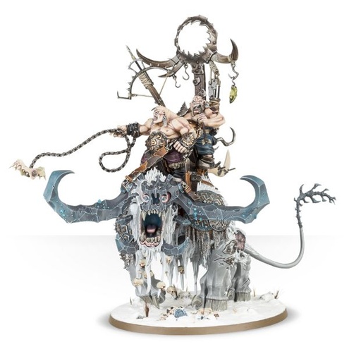 [GAW-99120213028] Warhammer AoS: Ogor Mawtribes: Frostlord on Stonehorn