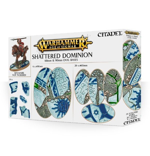 [GAW-99120299035] Warhammer AoS: Shattered Dominion: 60 & 90mm Oval Bases