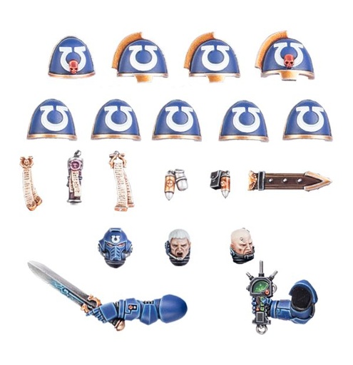 [GAW-99070101058] Warhammer 40k: Space Marines: Ultramarines Primaris Upgrades